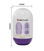 Huevo Masturbador Pretty Love Smooth Stripes (MA-PL-HSS) - Imagen 3