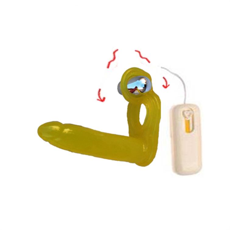 Imagen295 Anillo con dildo maximo vibro (V-063) - Imagen 1