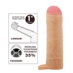 Pretty Love - Funda Extensora de 1 pulgada con Anillo Testicular (PL-FA-01) - Imagen 3