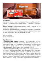 Li Chang – Vigor Masculino Caja 8 unidades x 2 (LCx16) - Imagen 2