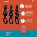Satisfyer -Booty Call Kit Set 3 Plug Anal Silicona (SF-BC) - Imagen 7