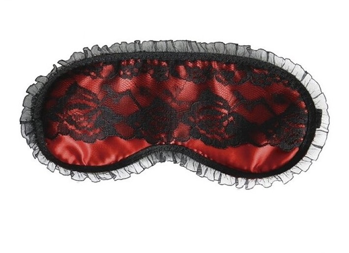 GALR Antifaz de encaje LUXURY Color ROJO (AL-R) - Imagen 1
