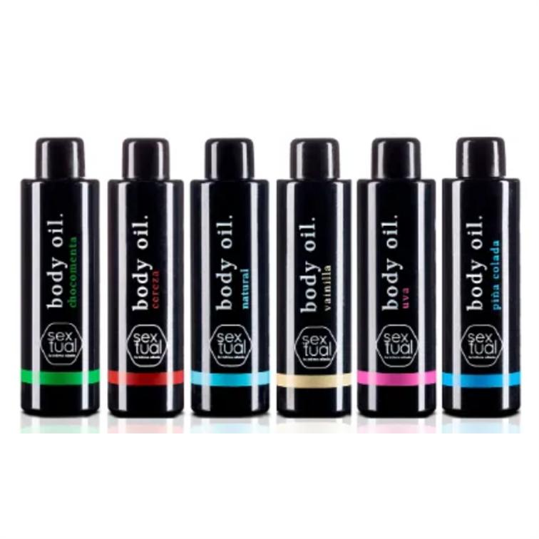 Imagen175 Sextual - Pack Saborizados para masajes Body Oil 60 ml (ST-Pack-B60) - Imagen 1