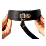 Collar con correa cuero (S-025) - Imagen 3