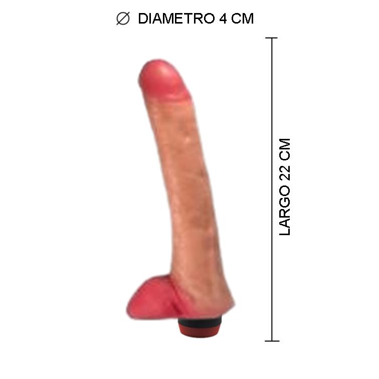 Imagen32 Realistico Petu chico con vibro en base (V-059/B) - Imagen 1