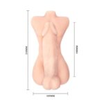 Baile Torso con dildo Vertebrado Bigger Man Monster Dick (BL-TDV-MD) - Imagen 2