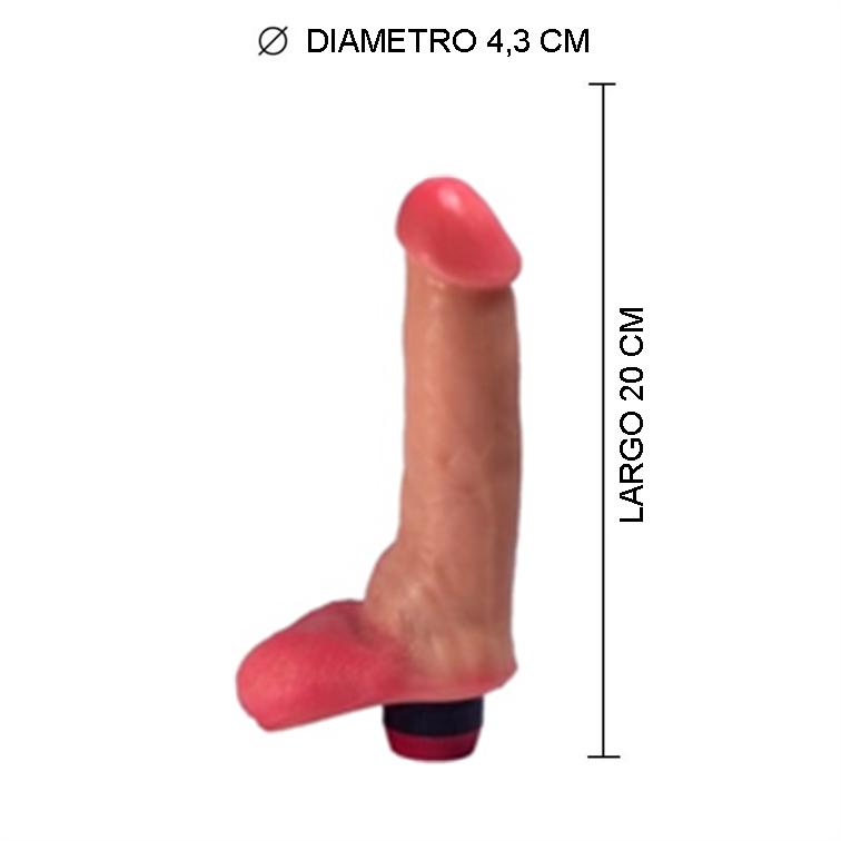 Imagen544 Realistico Roman con vibro en base (V-047-B) - Imagen 1