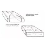 Amarres de cama con mosquetones de metal y cartuchera (S-066-2) - Imagen 2