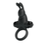 Pretty Love - Anillo Rabbit Negro (PL-08/N)