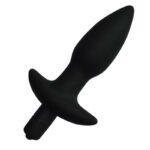 Plug Anal Con Vibrador Silicona Bulk (IP-080)