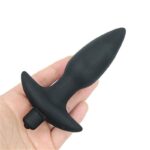 Plug Anal Con Vibrador Silicona Bulk (IP-080) - Imagen 4