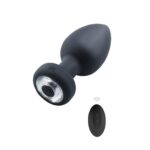 Plug anal Mediano con vibracion carga USB y control remoto (PSV-M)
