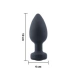 Plug anal Mediano con vibracion carga USB y control remoto (PSV-M) - Imagen 2