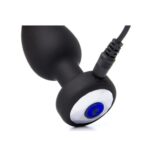 Plug anal Mediano con vibracion carga USB y control remoto (PSV-M) - Imagen 3