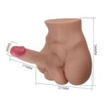 Torso Crazy Bull Rhyne con dildo vertebrado y orificio con canal Anal (CB-Rhyne) - Imagen 2