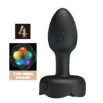 Pretty Love - Olman 4 Plug anal vibrador con luces led USB (PL-Olman) - Imagen 7