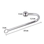 Gancho Anal Metalico con 1 Bola (GM-1B) - Imagen 2