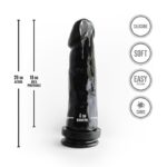Dildo Eyaculador Caiman Black (DE-CB) - Imagen 2