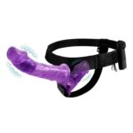 Strap On Doble Baile Ultra con vibro Purpura (BL-SOV-02)