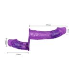 Strap On Doble Baile Ultra con vibro Purpura (BL-SOV-02) - Imagen 4