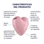 Satisfyer Cutie Heart Succionador USB Rosa (Suc-SF-CH-R) - Imagen 3