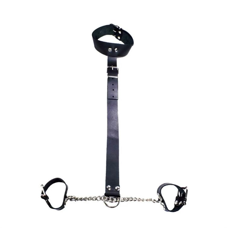 Imagen217 Collar Inmovilizador regulable - esposas con cadena (S-080) - Imagen 1