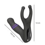 Vibrador Estimulador Prostatico con Anillo para testiculos USB (ST-EPA-V1) - Imagen 2