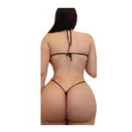 Body Trikini de vinilo con Aros (VL-34) - Imagen 3