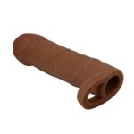 Pretty Love - Funda Extensora de 1 pulgada Moreno con Anillo Testicular (PL-FA-01-M) - Imagen 5