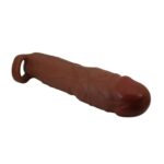 Pretty Love - Funda Extensora de 3 pulgadas Moreno con Anillo Testicular (PL-FA-03-M) - Imagen 4