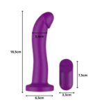 Vibrador curvo USB recargable con Control remoto (ST-CR-V2) - Imagen 2