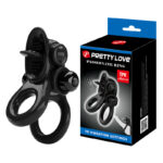 Pretty Love - Anillo Doble con Lengua Est. de Clitoris (PL-21)