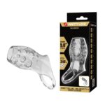 Pretty Love - Funda Abierta Ensanchadora De Pene Trasparente Con Anillo para testiculos (PL-FAE)