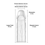 Funda Extensora Trasparente Baile Extension de 2cm (BL-FT) - Imagen 5