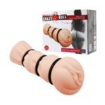 Masturbador Crazy Bull Pocket Pussy con 3 anillos de presion (MA-CB-PP)