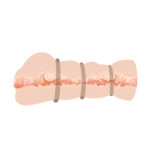 Masturbador Crazy Bull Pocket Pussy con 3 anillos de presion (MA-CB-PP) - Imagen 3
