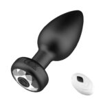 Plug anal Chico con vibracion carga USB y control remoto (PSV-C)