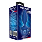 Pretty Love - Plug Anal Texturado De Silicona Flexible Mr. Play Azul (PL-PA-A1) - Imagen 3