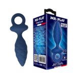 Pretty Love - Plug Anal Texturado De Silicona Flexible Mr. Play Azul (PL-PA-A1)
